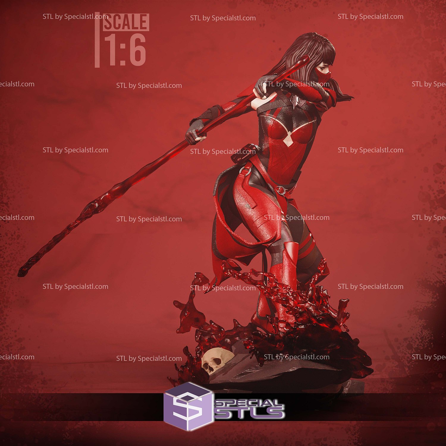 Skarlet Mortal Kombat 11 3D Printer Files STL Model — view 6