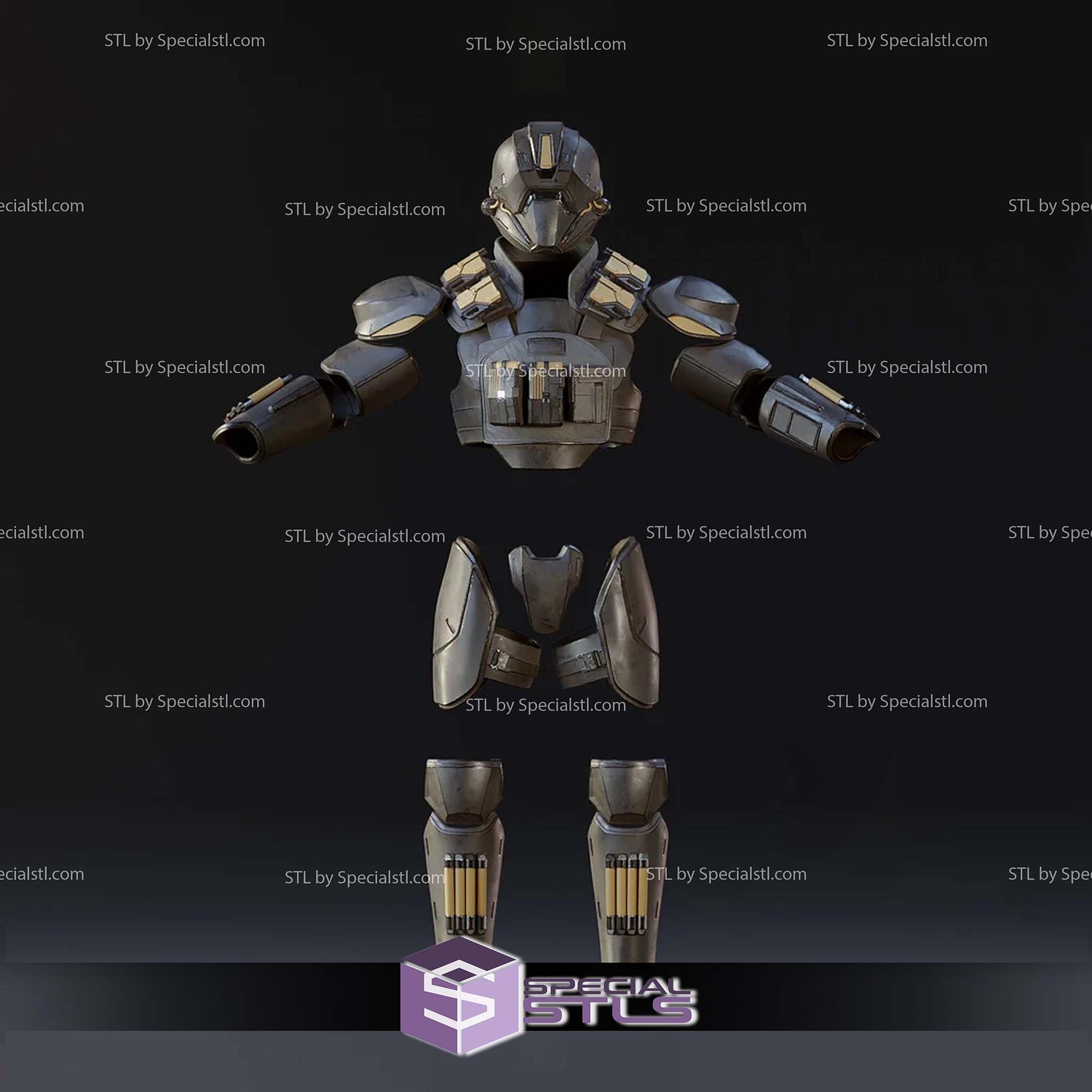 Cosplay STL Files Juggernaut Armor 3D Model — view 4