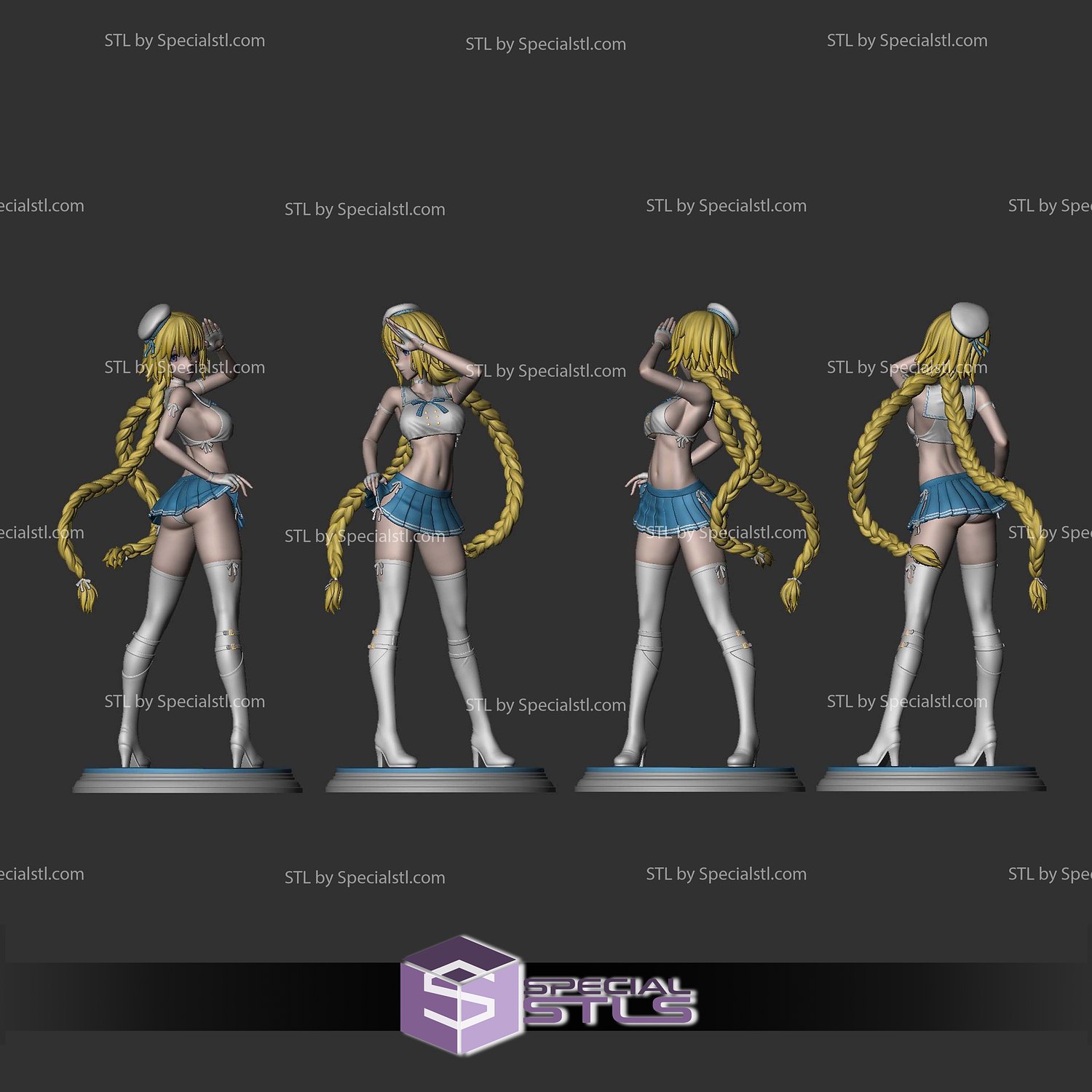 Jeanne DArc Fate Grand Order Attractive 3D Model Sculpture STL Model — view 2