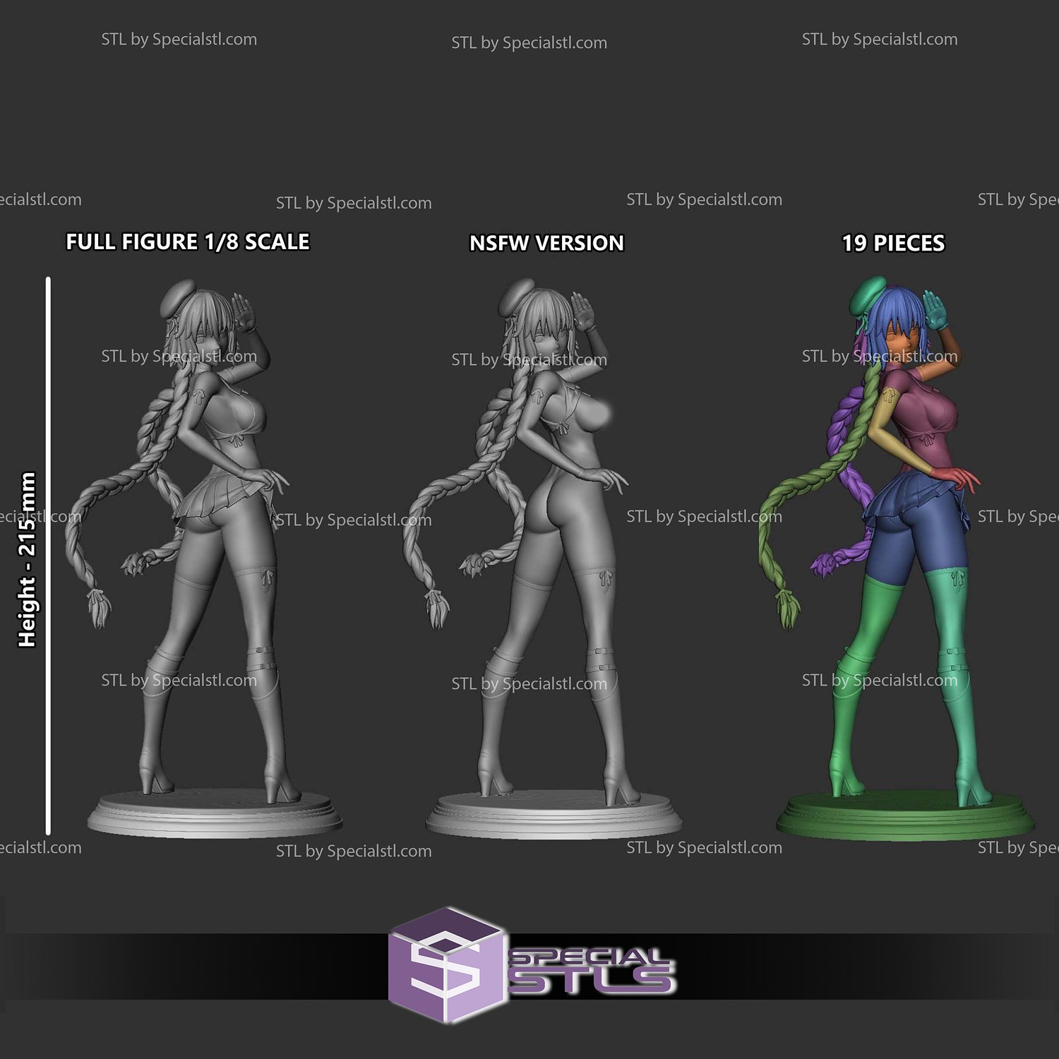 Jeanne DArc Fate Grand Order Attractive 3D Model Sculpture STL Model — view 3