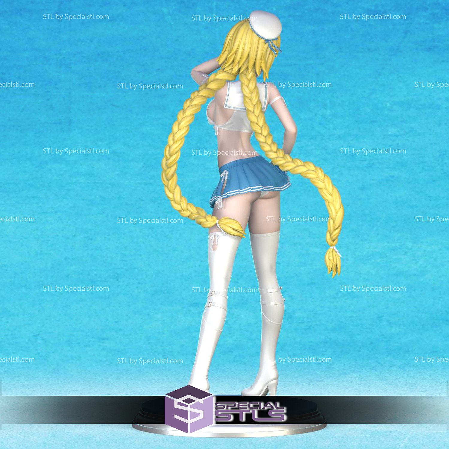 Jeanne DArc Fate Grand Order Attractive 3D Model Sculpture STL Model — view 7