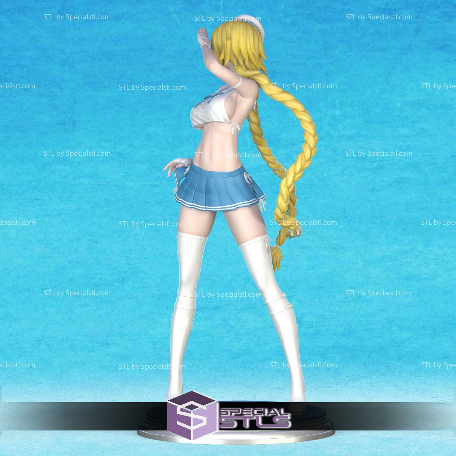 Jeanne DArc Fate Grand Order Attractive 3D Model Sculpture STL Model — view 8