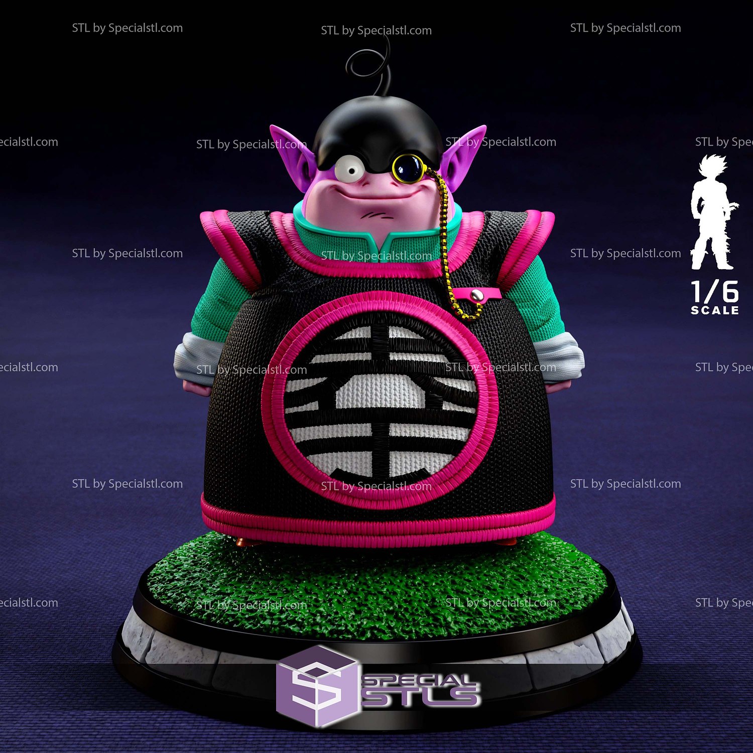Kaio-sama of the West 3D Printer Files STL Model — view 2