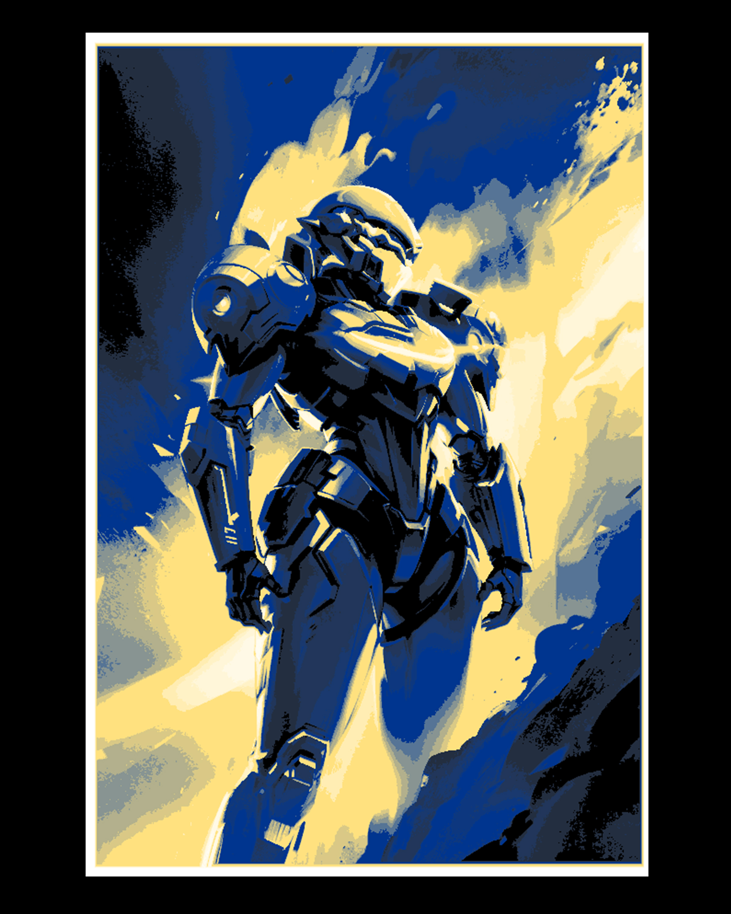 Fan Art of Samus Aran from Metroid - Wall Art 3D 3MF Model