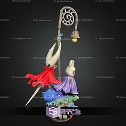 Knight and Hornet Diorama Hollow Knight STL Files 3D Model