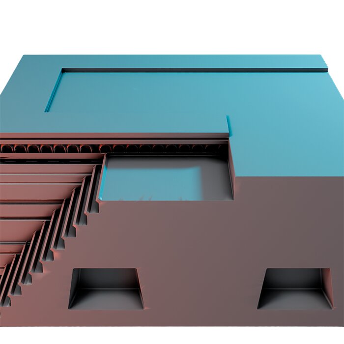 Headquarters X - Board Game Miniature STL 3D Model — view 5