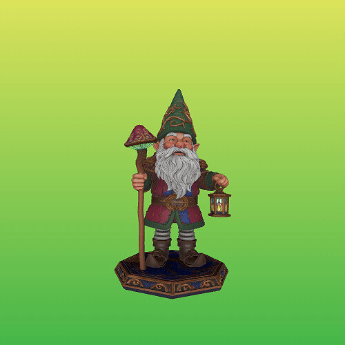 4272 Fairy Tale Gnome  Full Body Figurine  STL  DND  ARTE 3D Model — view 2