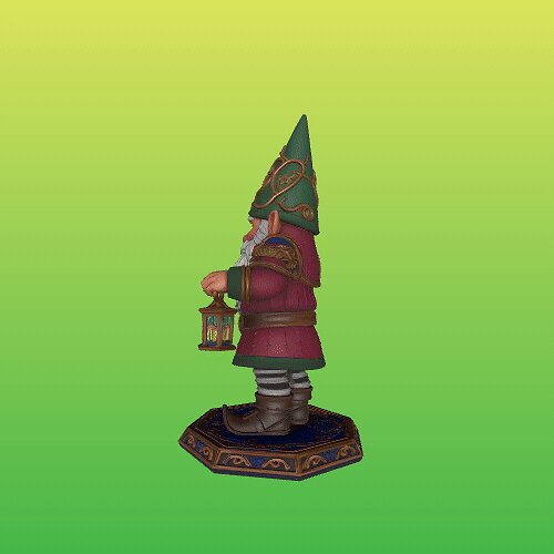 4272 Fairy Tale Gnome  Full Body Figurine  STL  DND  ARTE 3D Model — view 4