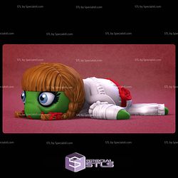 Super Basic STL Halloween Turtle Annabelle 3D Model