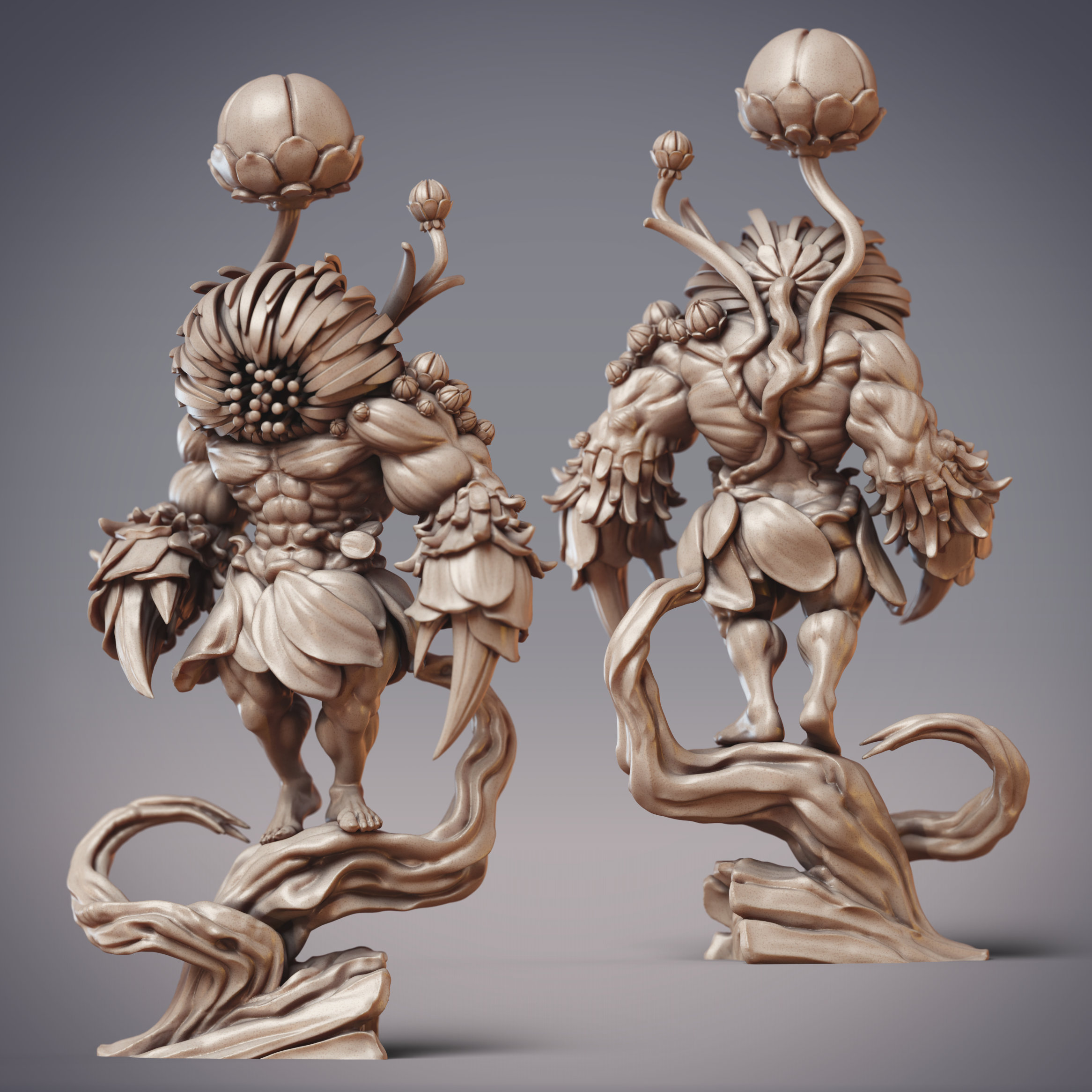 Plantform Bruiser - Lugrain, Transformed Brute (Pre-supported) 3D STL Model