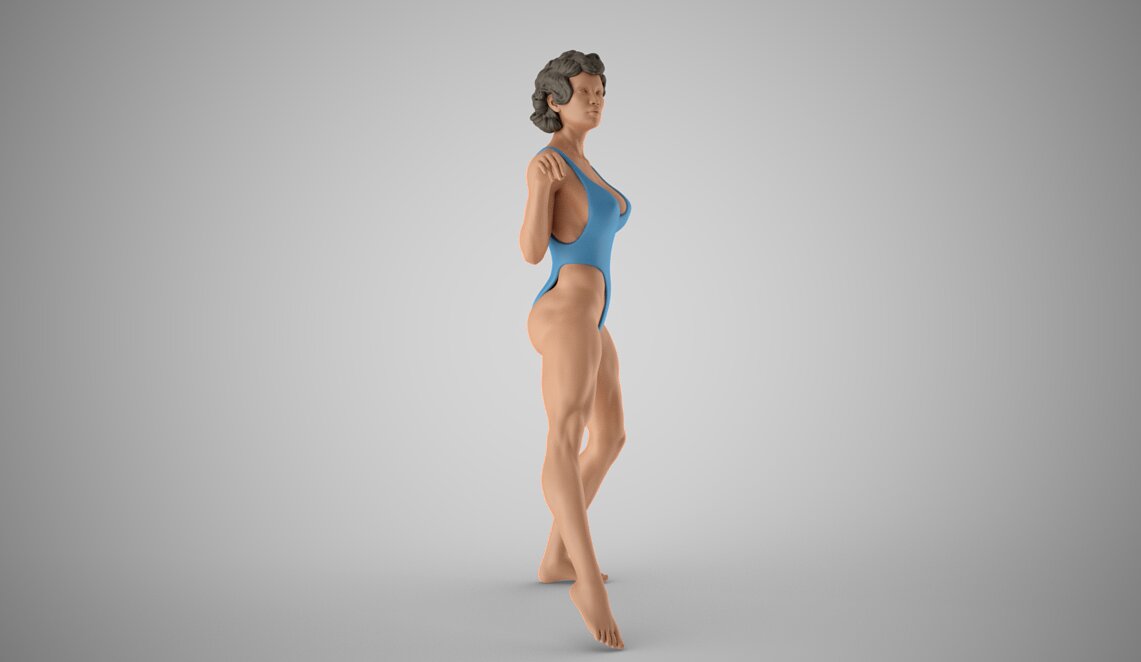 Big But Quiet Steps 3D FBX Model — view 7