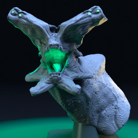 Slattern Bust 3D Printing Model | Assembly STL Model
