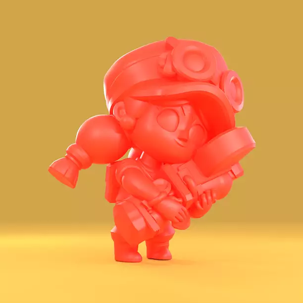 Jessie Original - Brawl Stars 3D 3MF Model