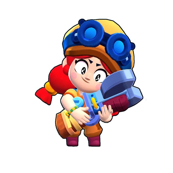 Jessie Original - Brawl Stars 3D 3MF Model — view 6