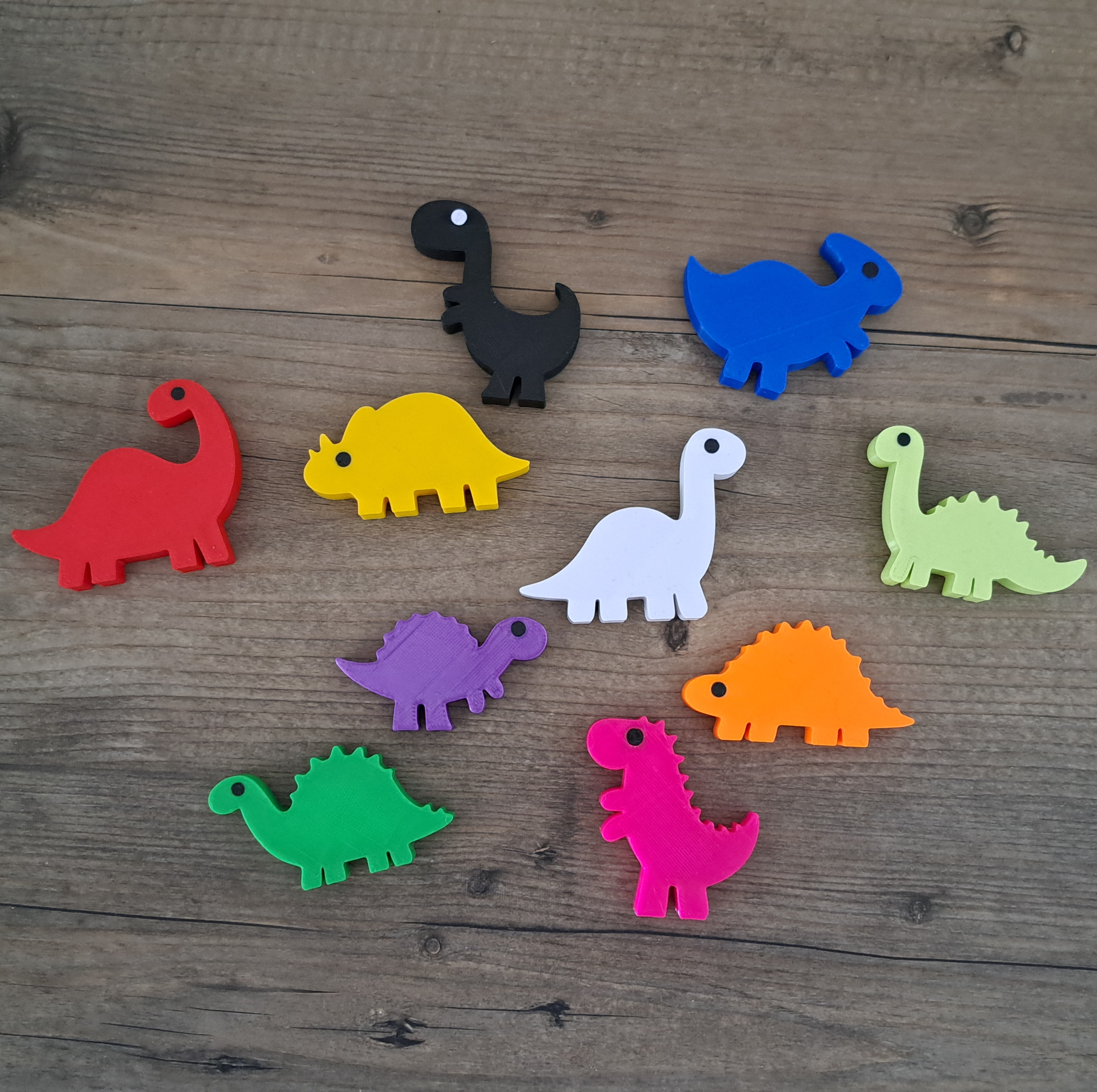 10 Cool Dinosaurs 3D STL Model