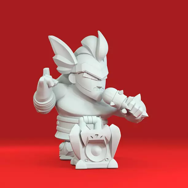 Damian Original - Brawl Stars 3D STL Model