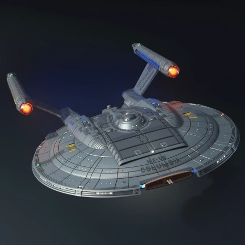 Enterprise NX-01 Refit 3D Printer Files | Assembly STL Model