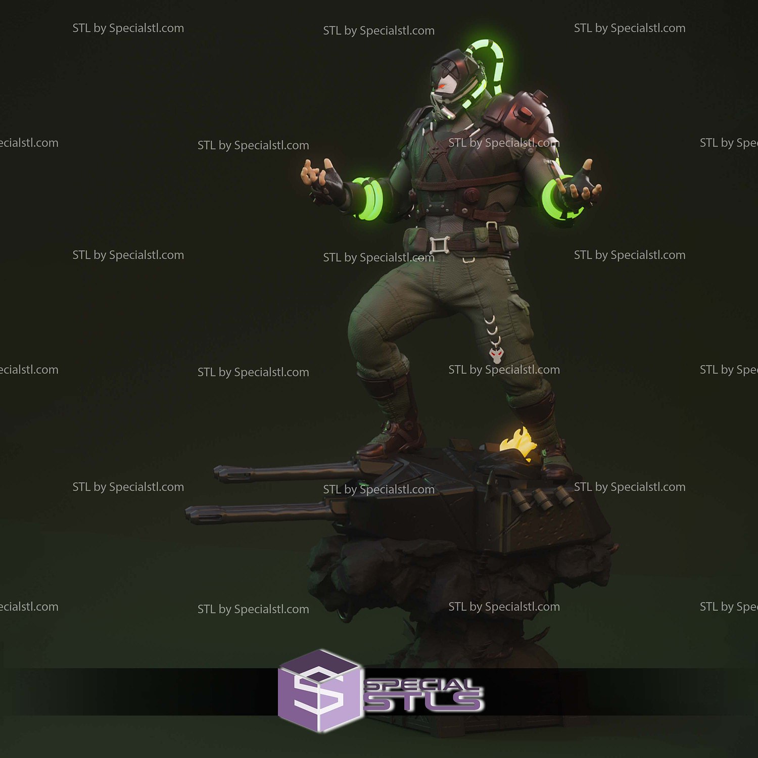 Bane Injustice 2 1-6 STL Files 3D Model — view 6