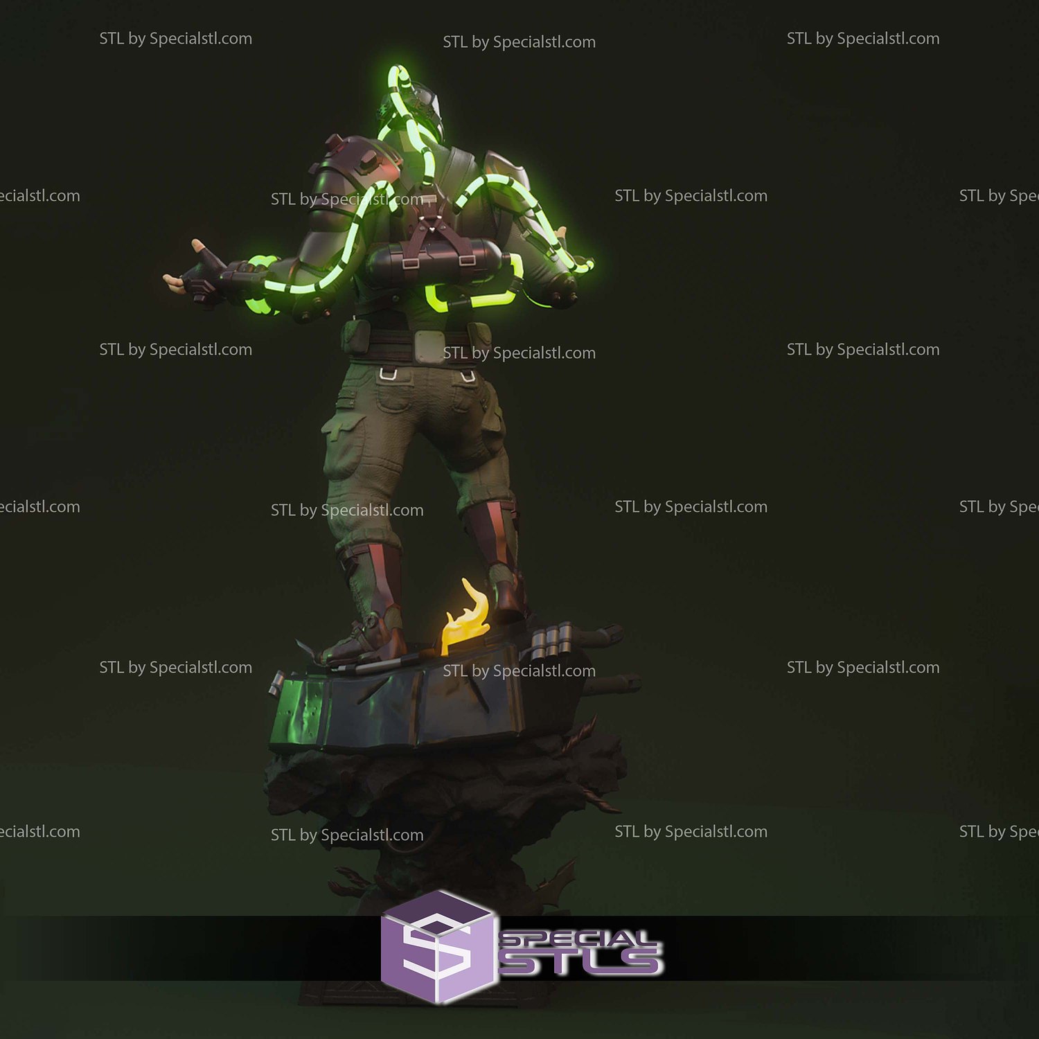 Bane Injustice 2 1-6 STL Files 3D Model — view 7