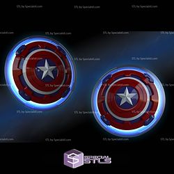 Cosplay STL Files Captain America Energy Shield 3D Model