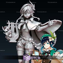 Venti Genshin Impact V2 3D Printer Files STL Model