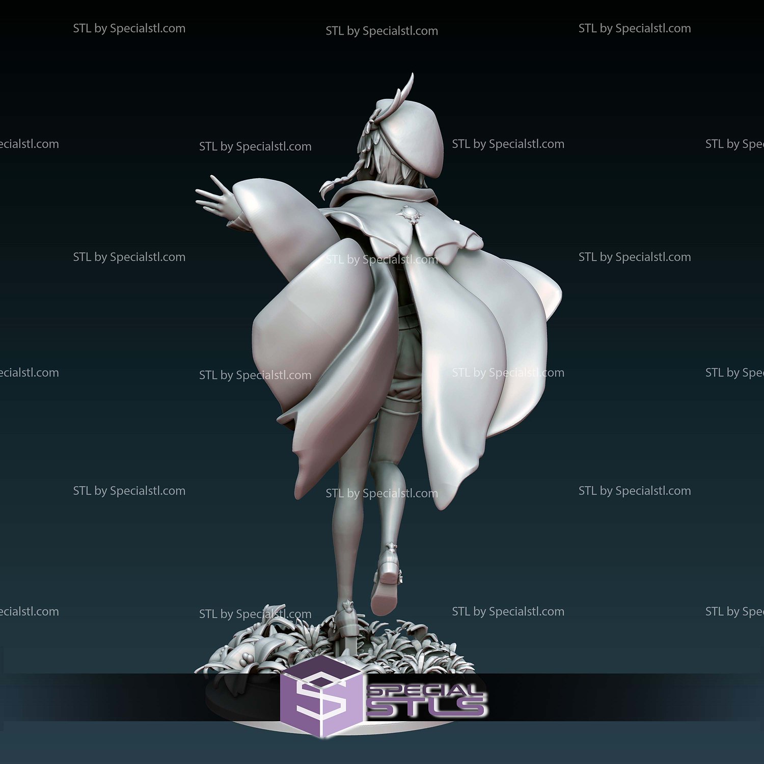 Venti Genshin Impact V2 3D Printer Files STL Model — view 3