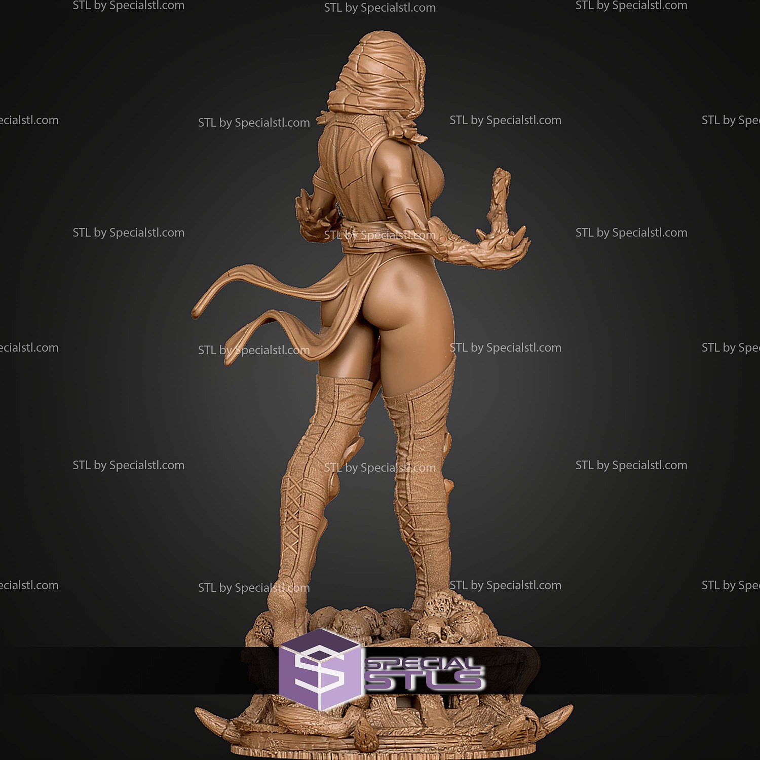 Female Sub Zero STL Files 3D Model — view 3