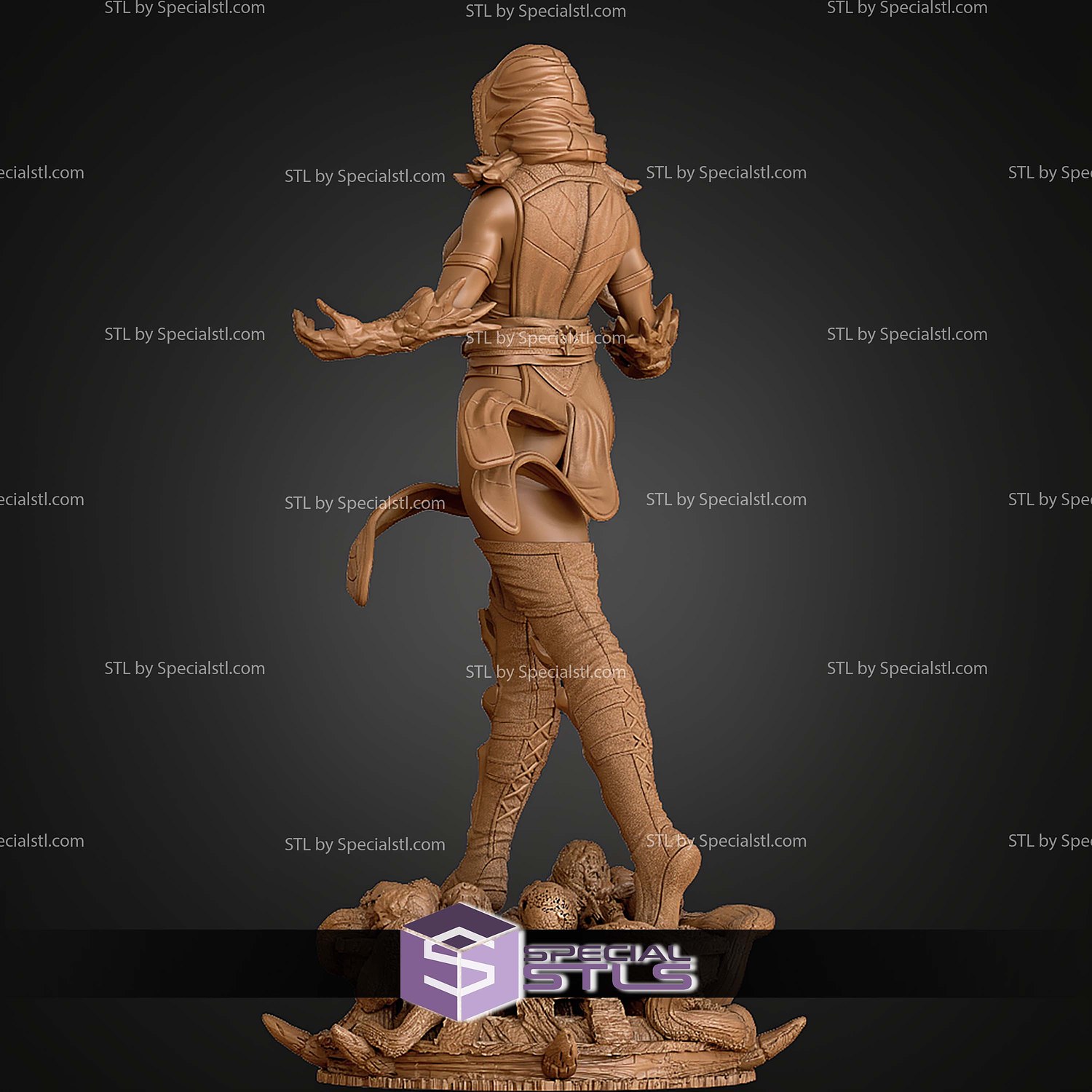 Female Sub Zero STL Files 3D Model — view 4