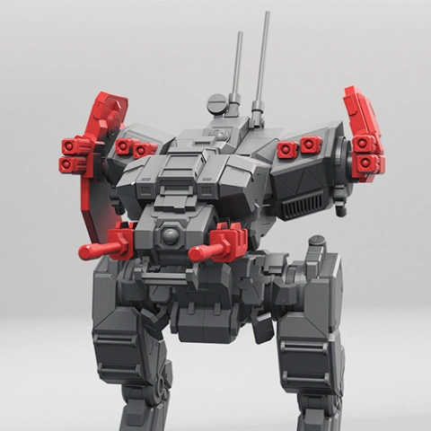MWO Locust Weapon Pack for 3D Printing | Assembly STL Model