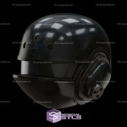 Cosplay STL Files Groundcrew Helmet 3D Model