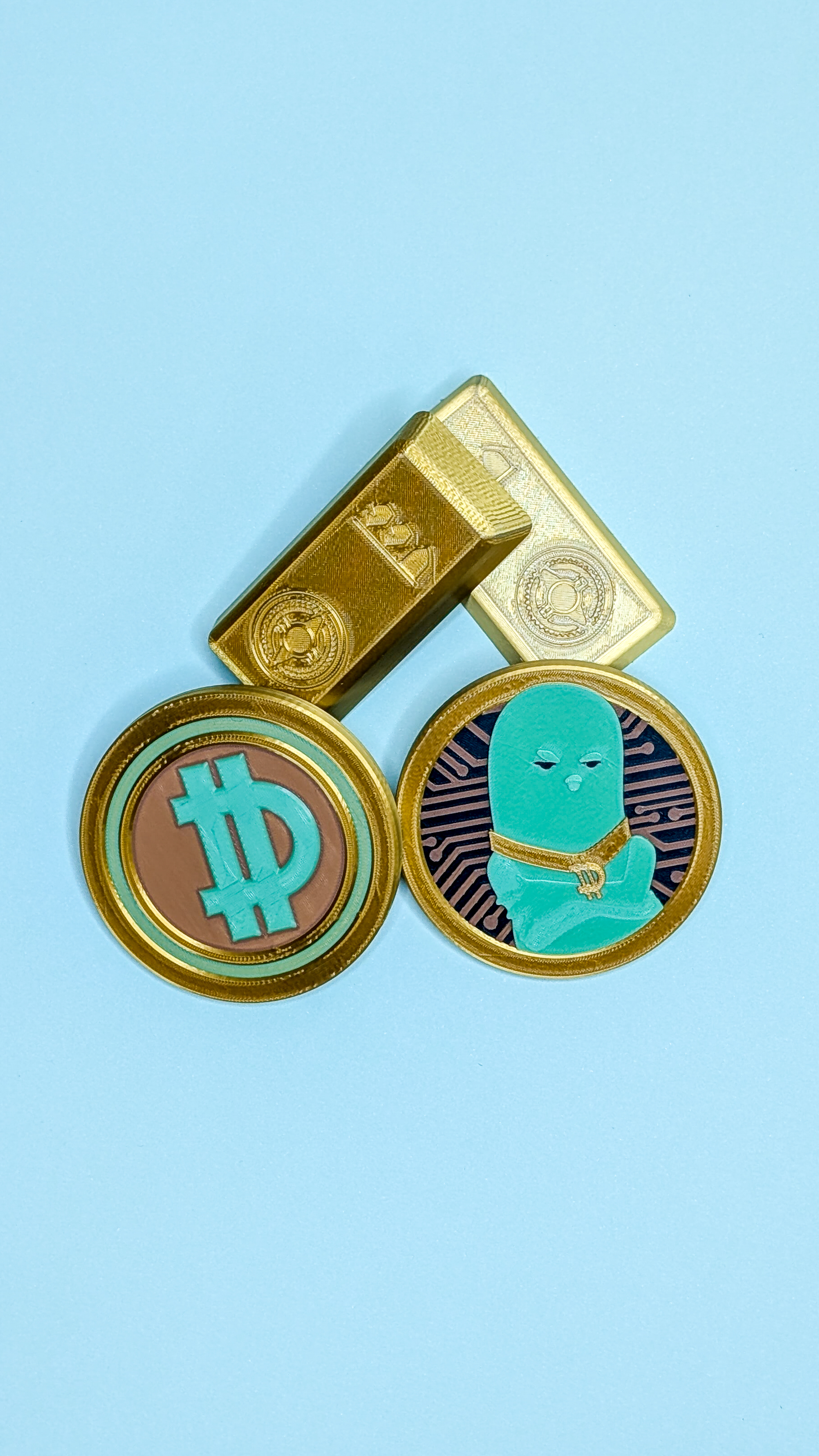 Fortnite Chapter 6 Season 2 Lawless Dill Bit & Gold Bar 3D 3MF Model