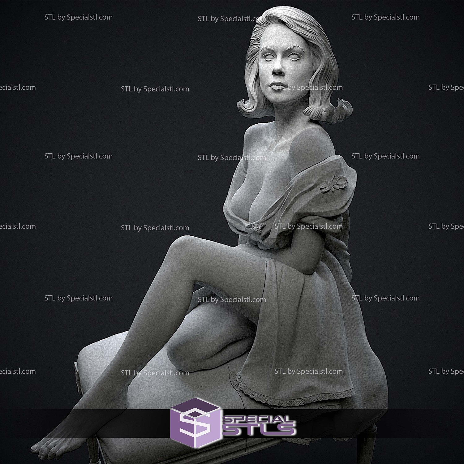 Samantha Stephens The Spell of Stillness STL Files 3D Model — view 6