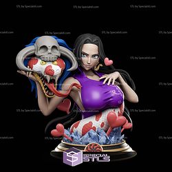 Boa Hancock Bust STL Printer Files 3D Model