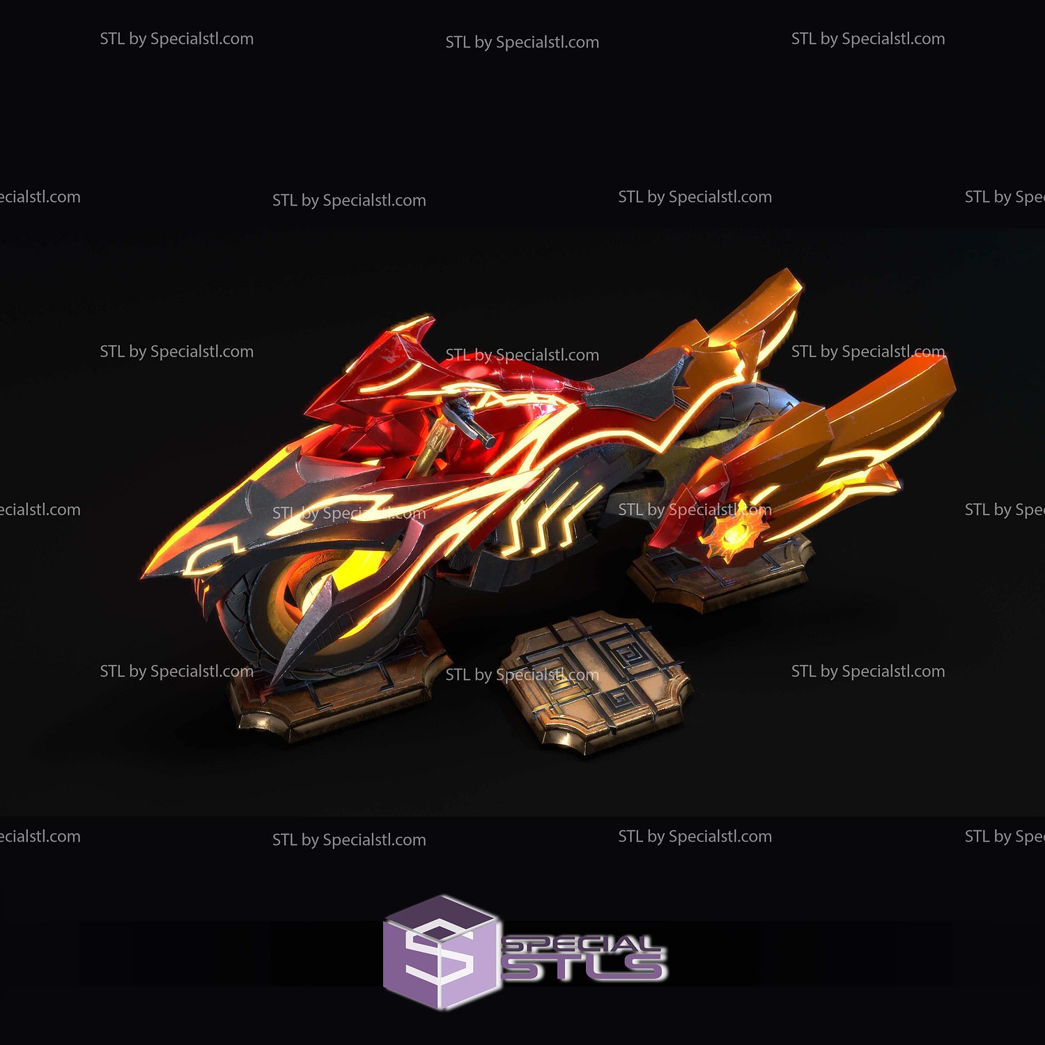 Mavuika Motor Genshin Impact 3D Printer Files STL Model — view 5