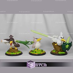 Basic Pokemon STL Farfetchd Sirfetchd 3D Model