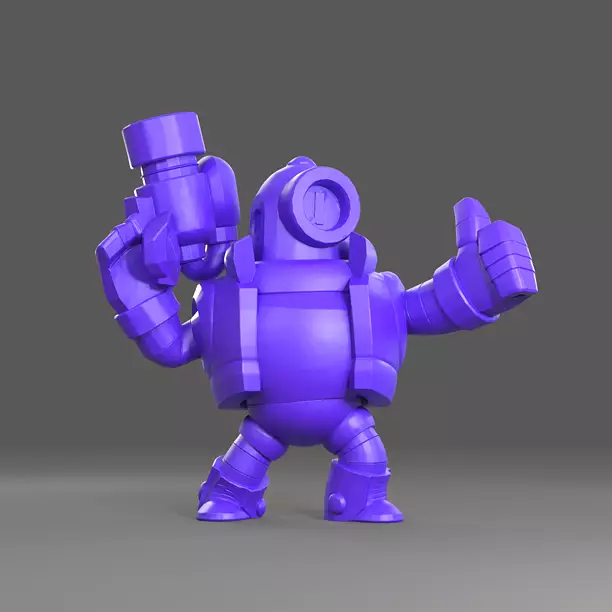 Rico Original - Brawl Stars 3D STL Model