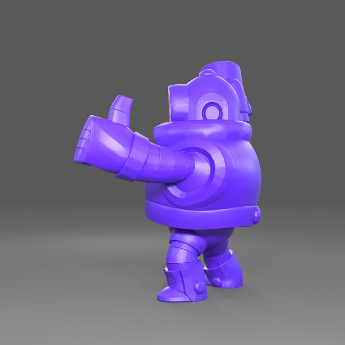 Rico Original - Brawl Stars 3D STL Model — view 2