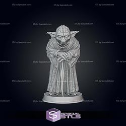 Old Yoda Pose 2 Digital Sculpture 3D STL Model
