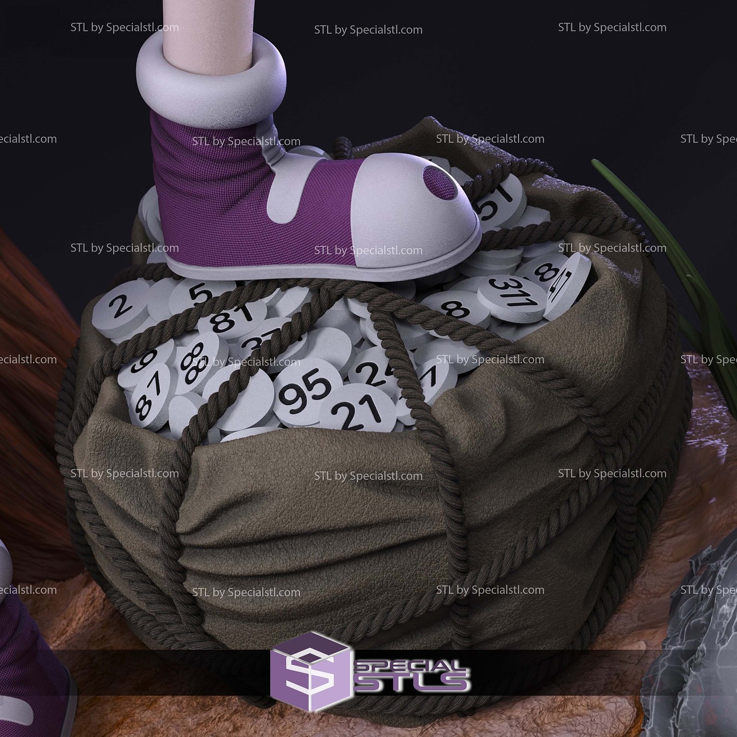 Killua and Yoyo STL Files 3D Model — view 4