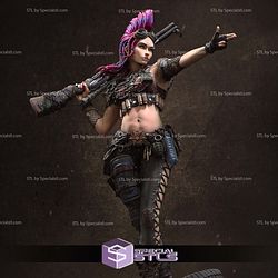 Ramona The Wasteland Warrior Sculptures 3D Printing STL Model