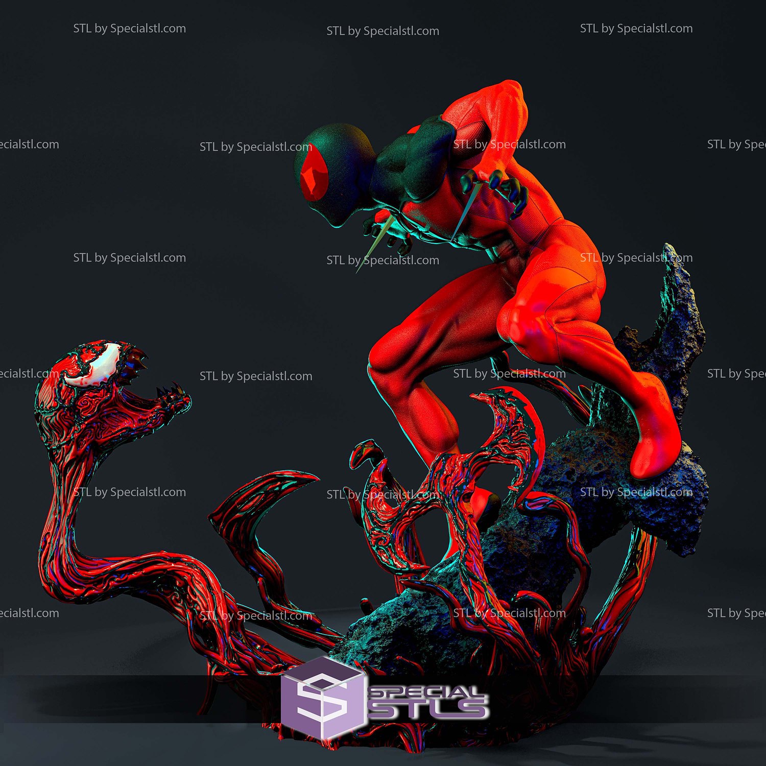 Scarlet Spider Kaine Parker 3D Print Files STL Model — view 3