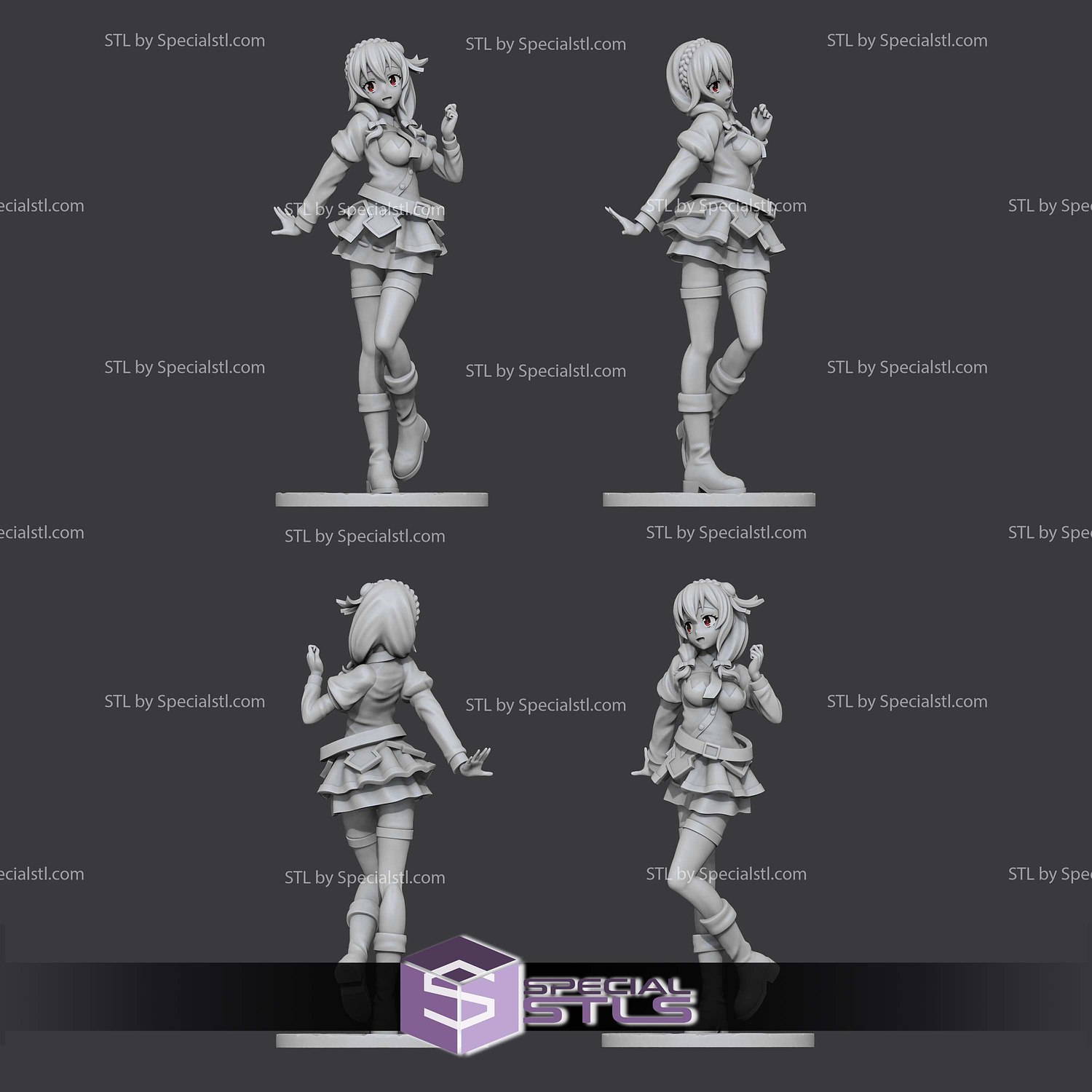 Yunyun Konosuba STL Files 3D Model — view 2