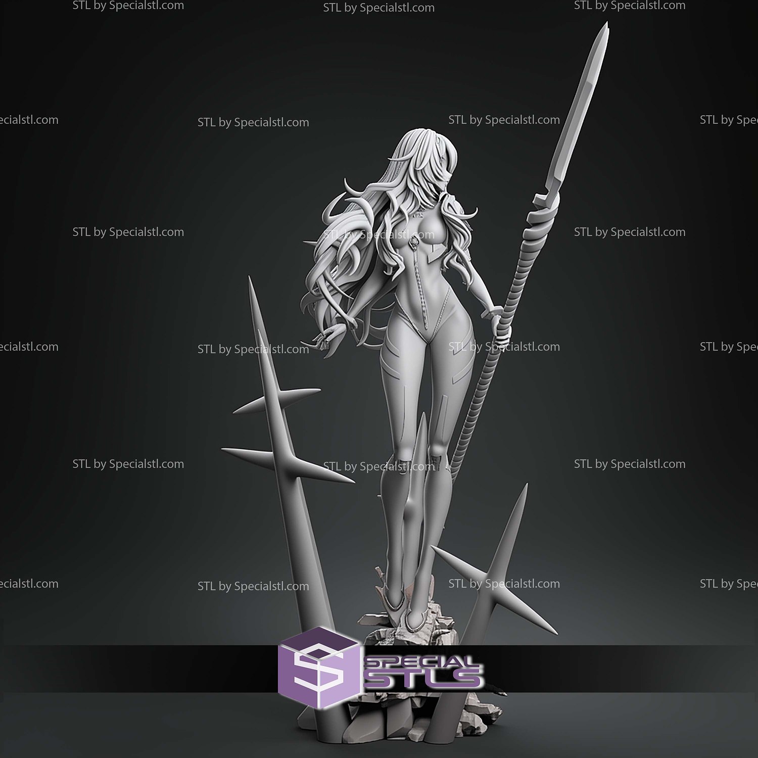 Ayanami Rei 270mm STL Files 3D Model — view 2
