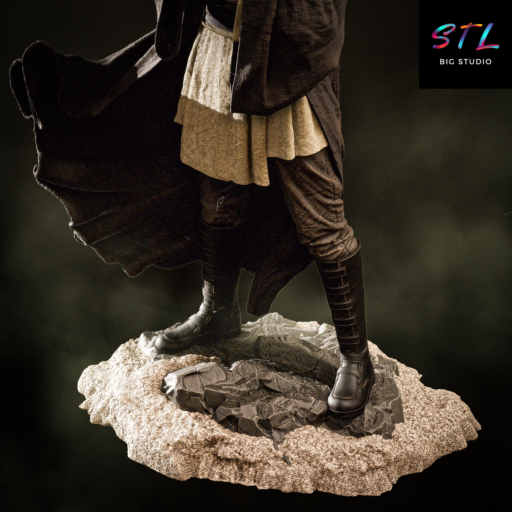 Qui-Gon Jinn STL | Star Wars | 3D Model to Print Model — view 4