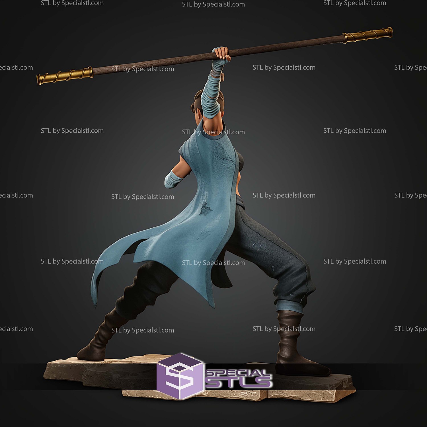 Beauregard Lionett The Mighty Nein 229mm STL Files 3D Model — view 3