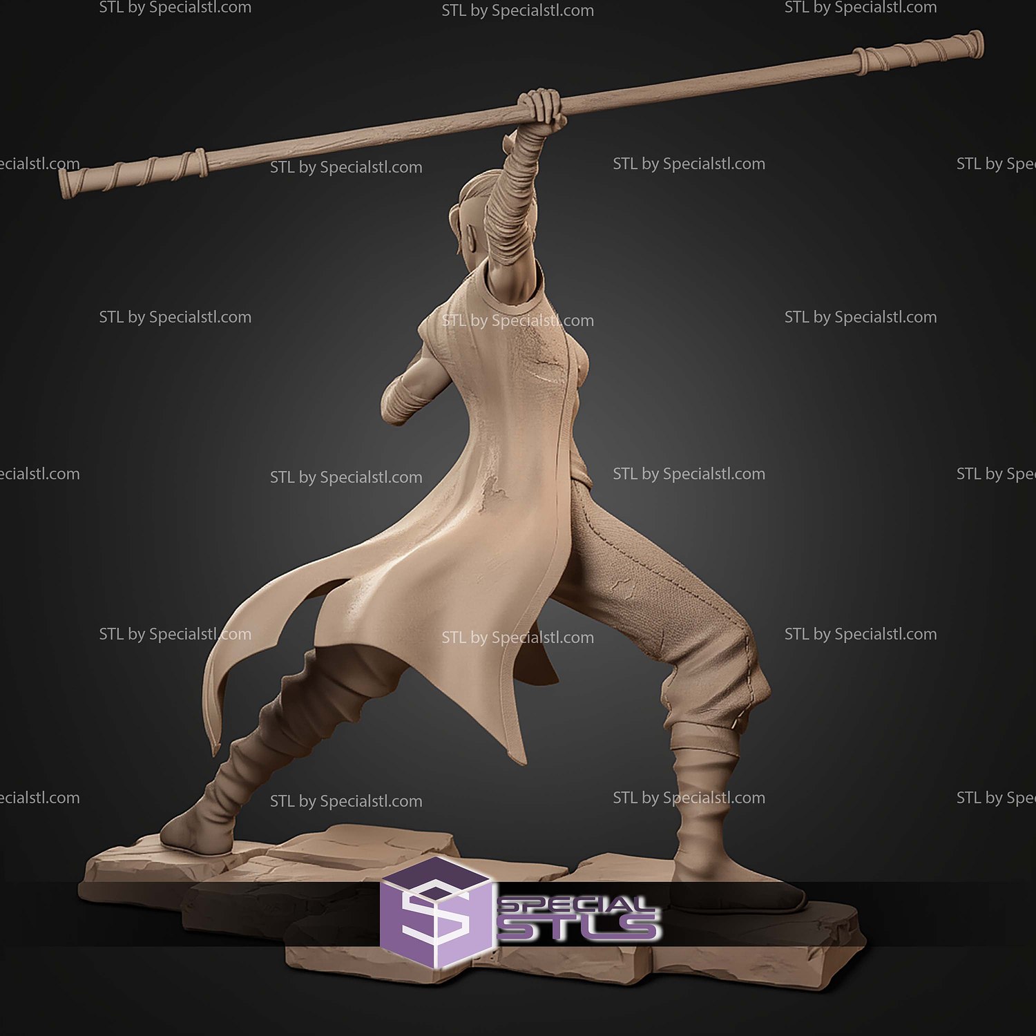 Beauregard Lionett The Mighty Nein 229mm STL Files 3D Model — view 4