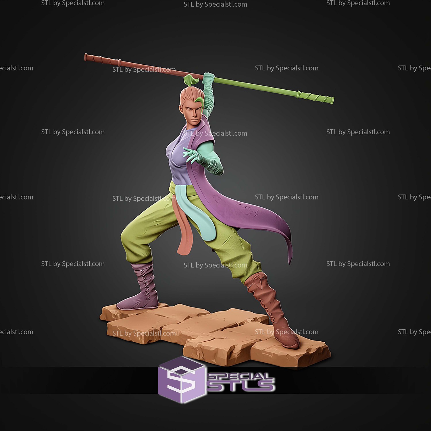 Beauregard Lionett The Mighty Nein 229mm STL Files 3D Model — view 6