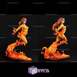 Firestar Spiderman STL Files 3D Model