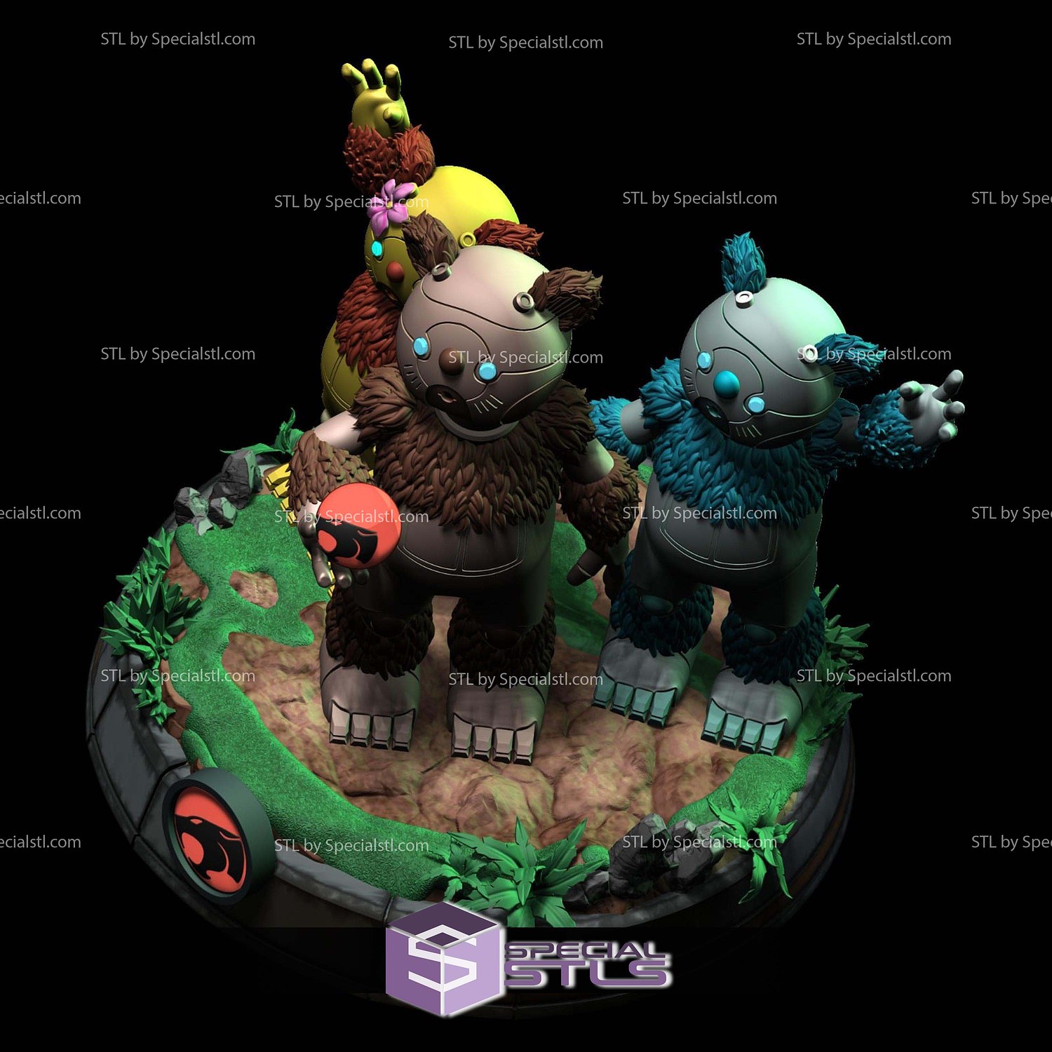 Berbils Family Thundercats STL Files 3D Model — view 3