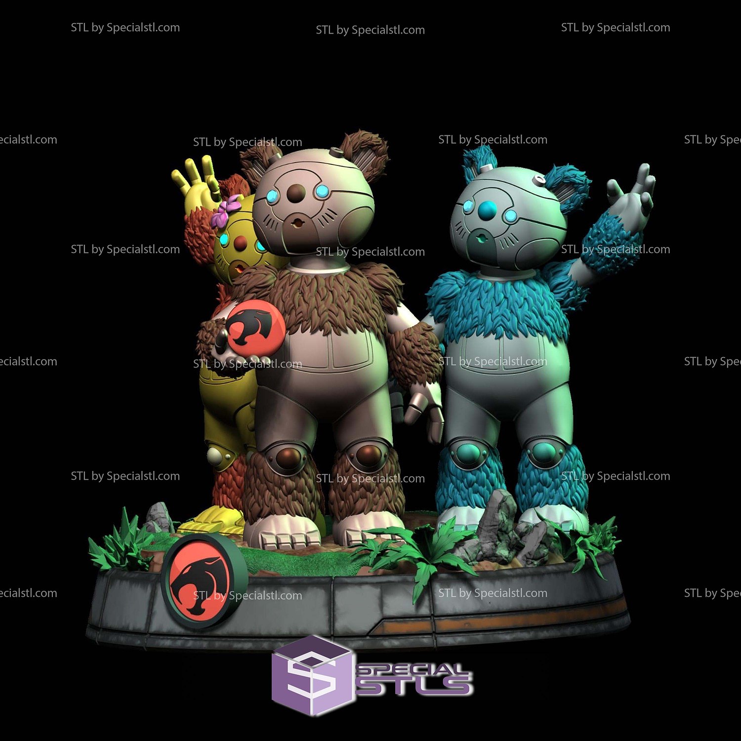 Berbils Family Thundercats STL Files 3D Model — view 4
